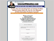 Tablet Screenshot of internetvideoguy.com